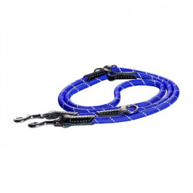 Rogz Повод с възможност за водене на две кучета в син цвят Multi-Purpose Lead с ширина на ремъка 12 мм и дължина 2 м